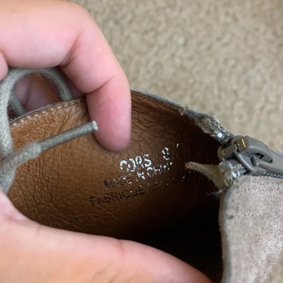 Jeffery Campbell suede cors peep toe booties - Picture 5 of 7